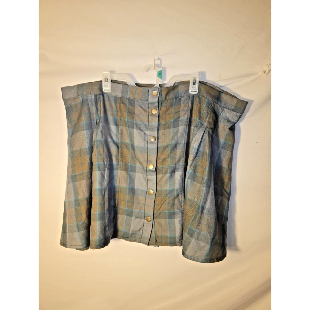 Outlander Torrid Skirt Plaid School Girl Pleated Womens Plus Size 24 3X Short